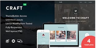 Craft - 4 Pack Templates + Themebuilder Access