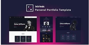 Intrinsic - Creative Personal Portfolio HTML5 Template