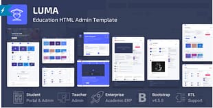 Luma - Education HTML Learning Management System Admin Template