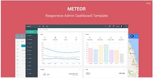 Meteor - Responsive Admin Dashboard Template