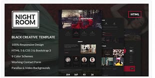 Night Room Creative Dark Template
