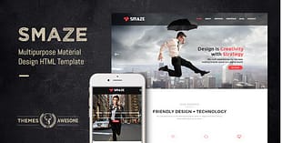Smaze - Multipurpose Material Design HTML Template