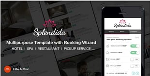 Splendida - Multipurpose template with Booking Wizard
