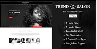 Trend Salon - Barbershop HTML Template