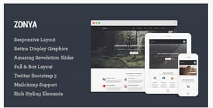Zonya - Multipurpose Responsive HTML5 Template