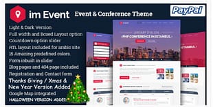 imEvent - Conference Landing Page HTML Template