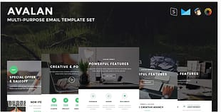 Avalan - Responsive Email Set