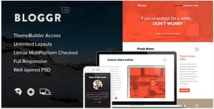Bloggr - Responsive Email + Themebuilder