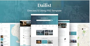 Dailist - Directory & Listing PSD