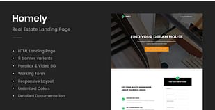 Homely - Real Estate Landing