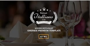 Italliano - Clean Premium Restaurant