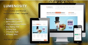 LUMENOSITY - Multipurpose Responsive HTML