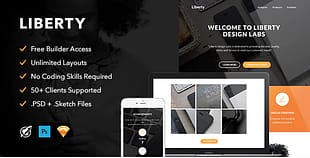 Liberty - Responsive Email + Themebuilder