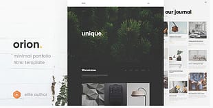 Orion - Minimal Portfolio HTML