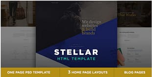 Stellar - One page multipurpose