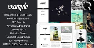 Example-Responsive And Retina Portfolio WP Theme