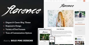 Florence - A Responsive WordPress Blog Theme