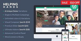 HelpingHand - Charity/Fundraising Wordpress Theme