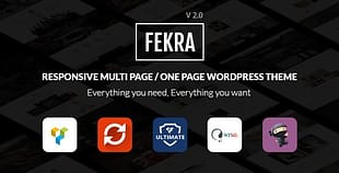 Fekra - Multi Page/One Page WordPress Theme