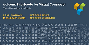 4k Icon Fonts for Visual