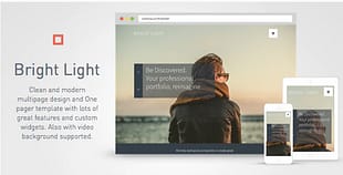 Bright Light Multipurpose Creative Template One Pager & Multipage