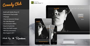 Comedy Club - Entertainment Muse Template
