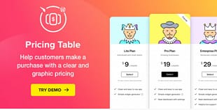 Elfsight Pricing Table