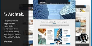 Archtek - Responsive Modern WordPress