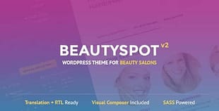 BeautySpot - WordPress Theme for