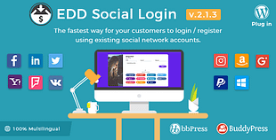 Easy Digital Downloads - Social Login