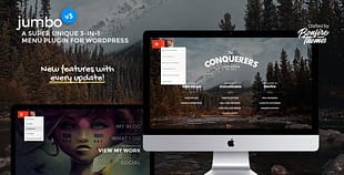 Jumbo Fullscreen WordPress Menu