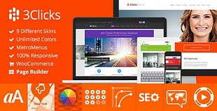 3Clicks Responsive Multi-Purpose WordPress
