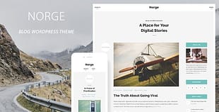 Norge Responsive Blog WordPress