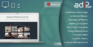 Parallax One Page Builder