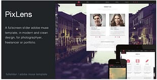 PixLens - Photography Portfolio Muse