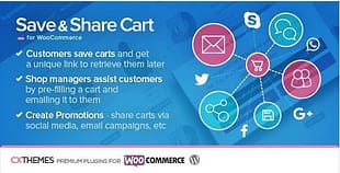 Save & Share Cart