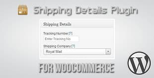 Shipping Details Plugin for