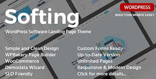 Softing - Software Landing Page