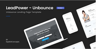 Unbounce Landing Page Template -