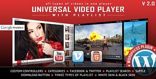 Universal Video Player WordPress