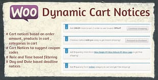 Woocommerce Dynamic Cart Notices