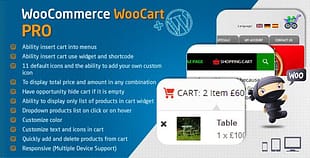 WooCart Pro Dropdown Cart