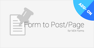 NEX-Forms - Form to Post