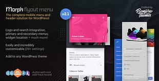 Morph Flyout Mobile Menu