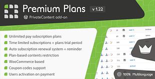 PrivateContent-Premium Plans add-on