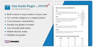 WooCommerce Product Size Guide