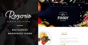 Rozario Restaurant Food WordPress Theme