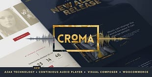 Croma Responsive Music WordPress Theme