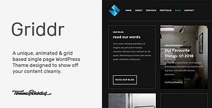 Griddr Animated Grid Creative WordPress