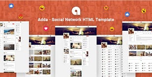 Adda - Social Network HTML Template
